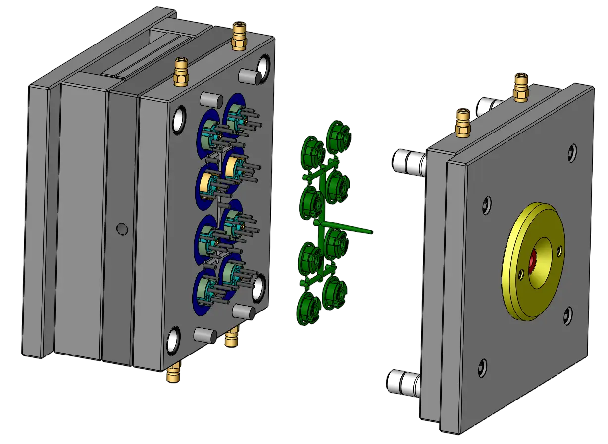 Molde plástico do produto